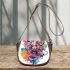 Spiritual woman in flower field Saddle Bags for Women: Perfect Gift for Girlfriend, Wife, Daughter