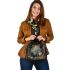 Spring and cats with dream catcher shoulder handbag