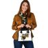 Stunning deer head design shoulder handbag