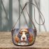 Stylish canine chef saddle bag