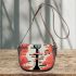 Surreal time contemplation with cat Saddle Bags for Women: Perfect Gift for Girlfriend, Wife, Daughter