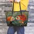 Tender Scenes and Sweet Gestures Amongst Darling Fish Leather Tote Bag