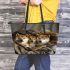 The Alluring Shiba Inu Pals 2 Leather Tote Bag
