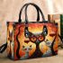 Three cats enjoying wine Chic Stylish Small Handbag & Women Totes: Perfect Gift for Girlfriend | Crossbody, Purse, Handbag