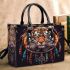 Tiger smile with dream catcher small handbag