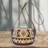 Tranquil Floral Essence Delicate Beauty Saddle Bag