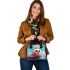 Tranquil Owl on Boat in Nature Shoulder Handbag