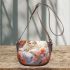 Tranquility in bloom Saddle Bags for Women: Perfect Gift for Girlfriend, Wife, Daughter