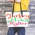 turkey fives matter Leather Tote Bag