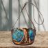 very old baobab tree and dream catcher Saddle Bag