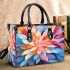 Vibrant Abstract Floral Pattern Small Handbag