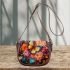 Vibrant butterflies amongst flowers Saddle Bags for Women: Perfect Gift for Girlfriend, Wife, Daughter