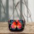 Vibrant floral butterfly artwork Saddle Bags for Women: Perfect Gift for Girlfriend, Wife, Daughter