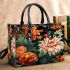 Vibrant Floral Table Arrangement Small Handbag