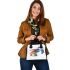 Watercolor sea turtle shoulder handbag