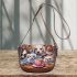 Whimsical animal coffee gathering Saddle Bags for Women: Perfect Gift for Girlfriend, Wife, Daughter