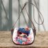 Whimsical aviary a playful perch Saddle Bags for Women: Perfect Gift for Girlfriend, Wife, Daughter