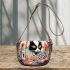 Whimsical cat in surreal room Saddle Bags for Women: Perfect Gift for Girlfriend, Wife, Daughter