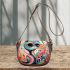 Whimsical cat with sunglasses Saddle Bags for Women: Perfect Gift for Girlfriend, Wife, Daughter