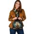 Yoga and dream catcher shoulder handbag