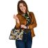 Pattern of flowers in the style maru aronson Shoulder Handbag, Totes, Crossbody, Purse: Gift Idea for Girlfriend, Women ,Daughter, Mama, Ladies