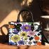 Pattern of flowers maru aronson colors Small Handbag, Totes, Crossbody, Purse: Bag Gift Idea for Girlfriend, Sitter, Birthday, Women ,Daughter, Mama, Ladies