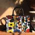 Pattern of flowers maru aronson colors Small Handbag, Totes, Crossbody, Purse: Bag Gift Idea for Girlfriend, Sitter, Birthday, Women ,Daughter, Mama, Ladies