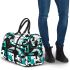 Abstract art vector graphic with shapes and forms 3d travel bag