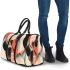 Abstract design with geometric shapes and organic forms 3d travel bag