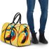 Abstract modern painting of an exotic bird 3d travel bag