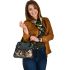 Alaska dogs and cats drink coffee with dream catcher shoulder handbag
