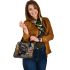 American bisson with dream catcher shoulder handbag