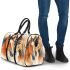 An impressionist painting of three horses 3d travel bag