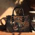 Angry leopard with dream catcher small handbag