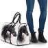 Beautiful black horse 3d travel bag