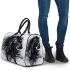 Beautiful black horse watercolor splashes 3d travel bag