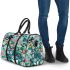 Beautiful butterflies and flowers pattern 3d travel bag