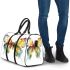 Beautiful colorful watercolor butterfly 3d travel bag