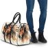 Beautiful elegant horse with native american feather headdress 3d travel bag