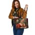 Bengal Cat in Timeless Elegance 2 Leather Tote Bag