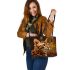 Bengal Cat with Distinctive Features 1 Leather Tote Bag