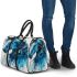 Blue horse with long hair 3d travel bag