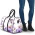 Butterflies and purple flowers 3d travel bag