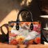 Cat amidst blooms Chic Stylish Small Handbag & Women Totes: Perfect Gift for Girlfriend | Crossbody, Purse, Handbag