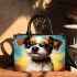 Charming pooch a dog with attitude Chic Stylish Small Handbag & Women Totes: Perfect Gift for Girlfriend | Crossbody, Purse, Handbag