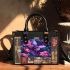Colorful butterfly and flowers small handbag