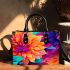 Colorful Floral Bouquet in Vase 1 Small Handbag