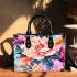 Colorful Floral Vase Arrangement Small Handbag