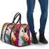 Colorful unicorn painting 3d travel bag