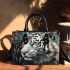 Cool white tiger with dream catcher small handbag